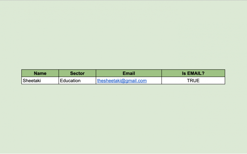 How to Use the ISEMAIL Function in Google Sheets