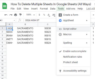 How to Delete Multiple Sheets in Google Sheets: Step-By-Step