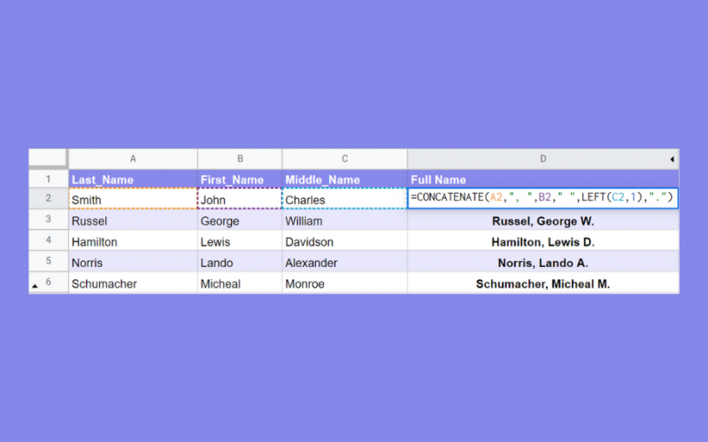 How To Use CONCATENATE Function In Google Sheets Sheetaki