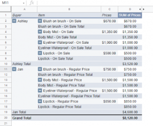 How to Use GETPIVOTDATA Function in Google Sheets - Sheetaki