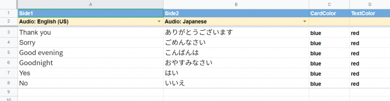 How to Create Flashcards in Google Sheets - Sheetaki