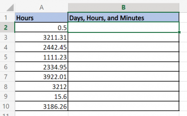 How to Convert Decimal to Days, Hours, and Minutes in Excel - Sheetaki