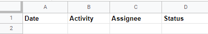 Format the headers of your Kanban board