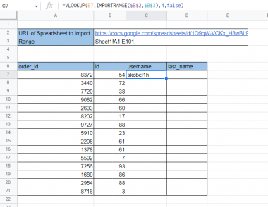 VLOOKUP with IMPORTRANGE in Google Sheets - Sheetaki