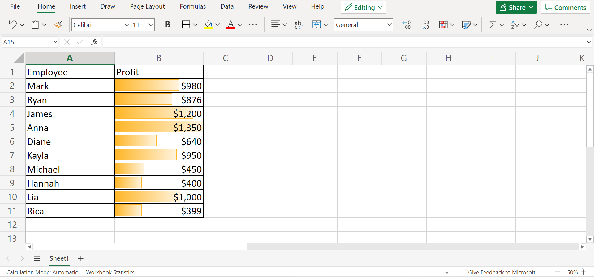 Apply Different Types of Conditional Formatting in Excel
