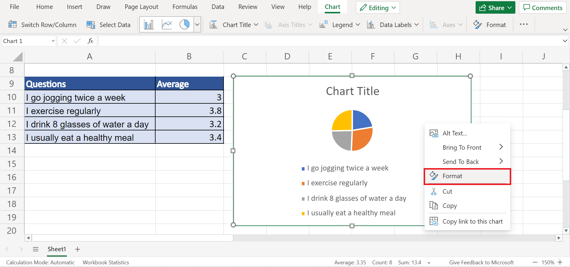 Analyze Quantitative Data in Excel