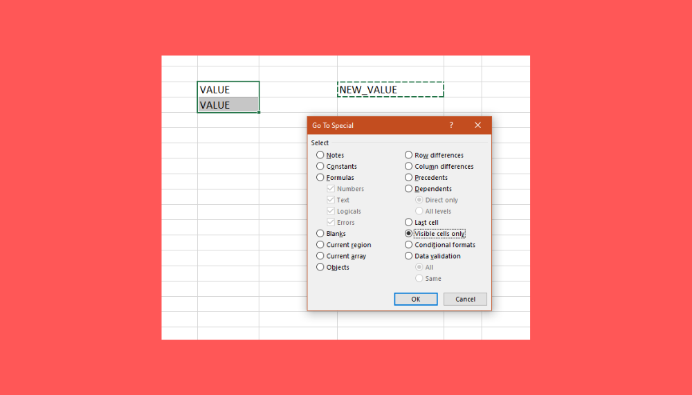 Icon For Visible Cells Only In Excel