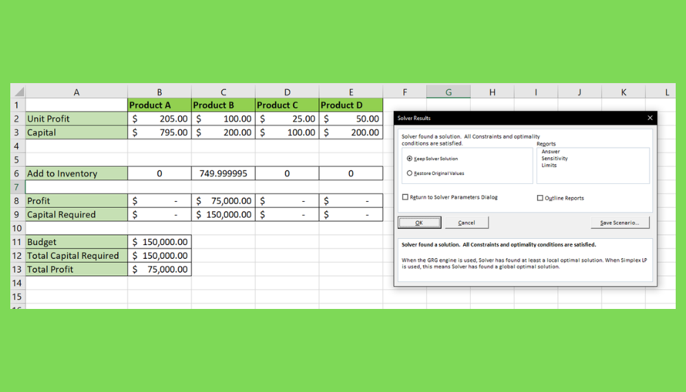 How To Use Solver In Excel 2019