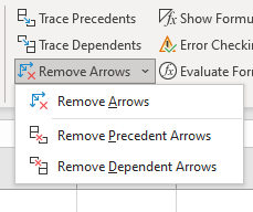 remove arrows for only precedents and only dependents