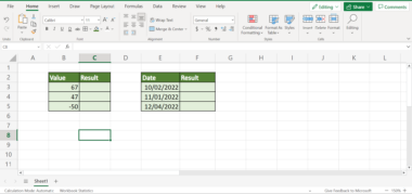 How to Use IF Statement Between Two Numbers or Dates