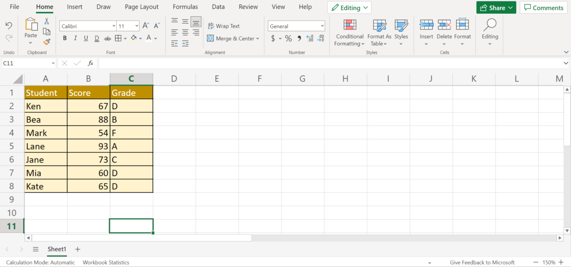 How to Use the IFS Function in Excel - Sheetaki