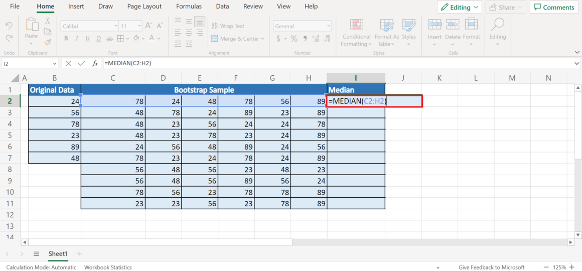 How to Perform Bootstrapping in Excel Sheetaki