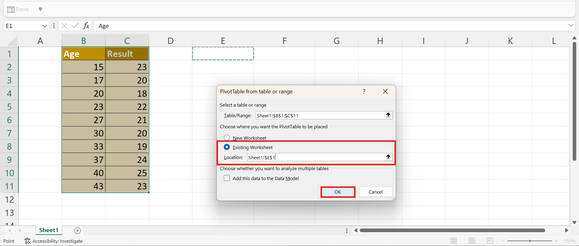 Group Values in Pivot Table by Range in Excel