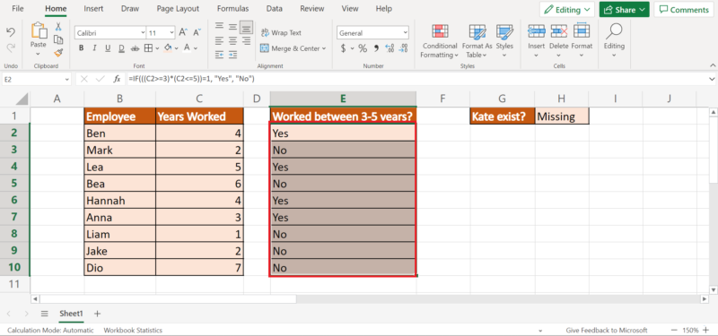 How to Use an IF Function with Range of Values in Excel