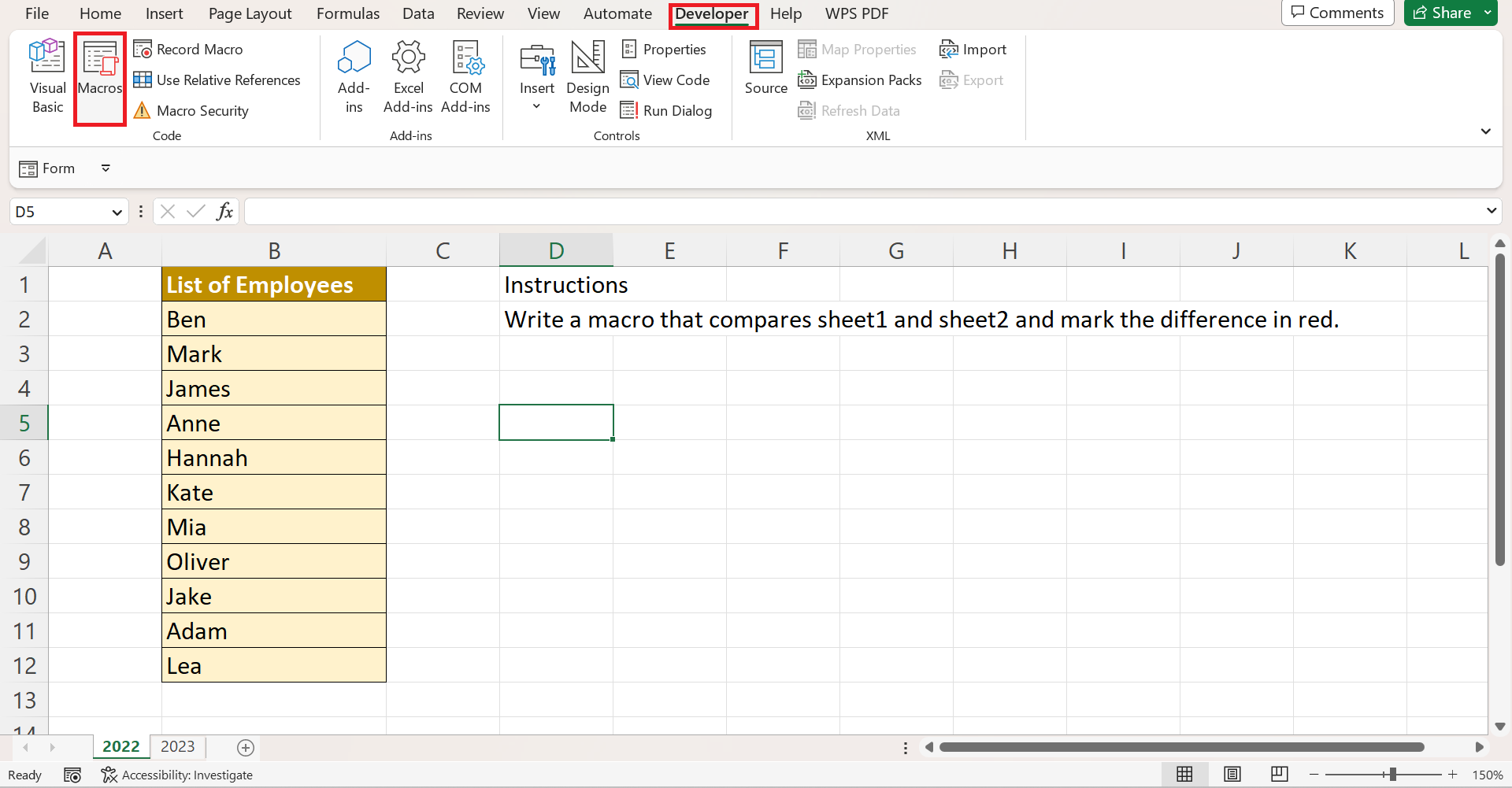 Create Macros Using ChatGPT in Excel