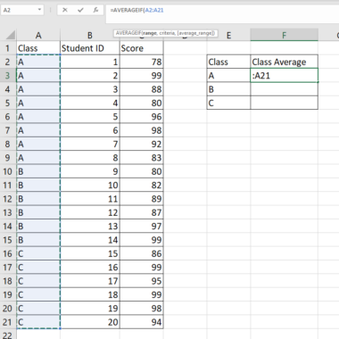 How To Calculate Conditional Mean in Excel - Sheetaki