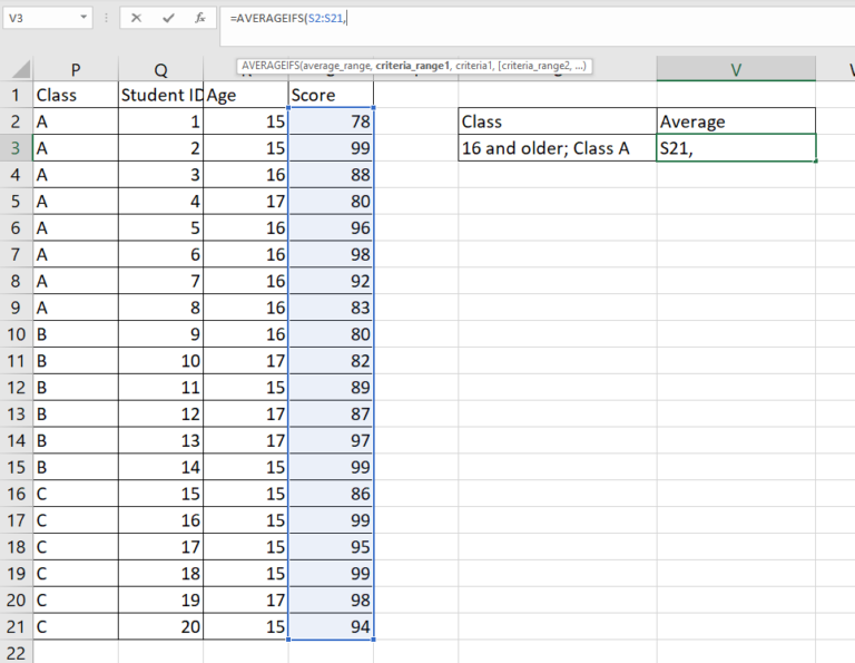 How To Calculate Conditional Mean in Excel - Sheetaki
