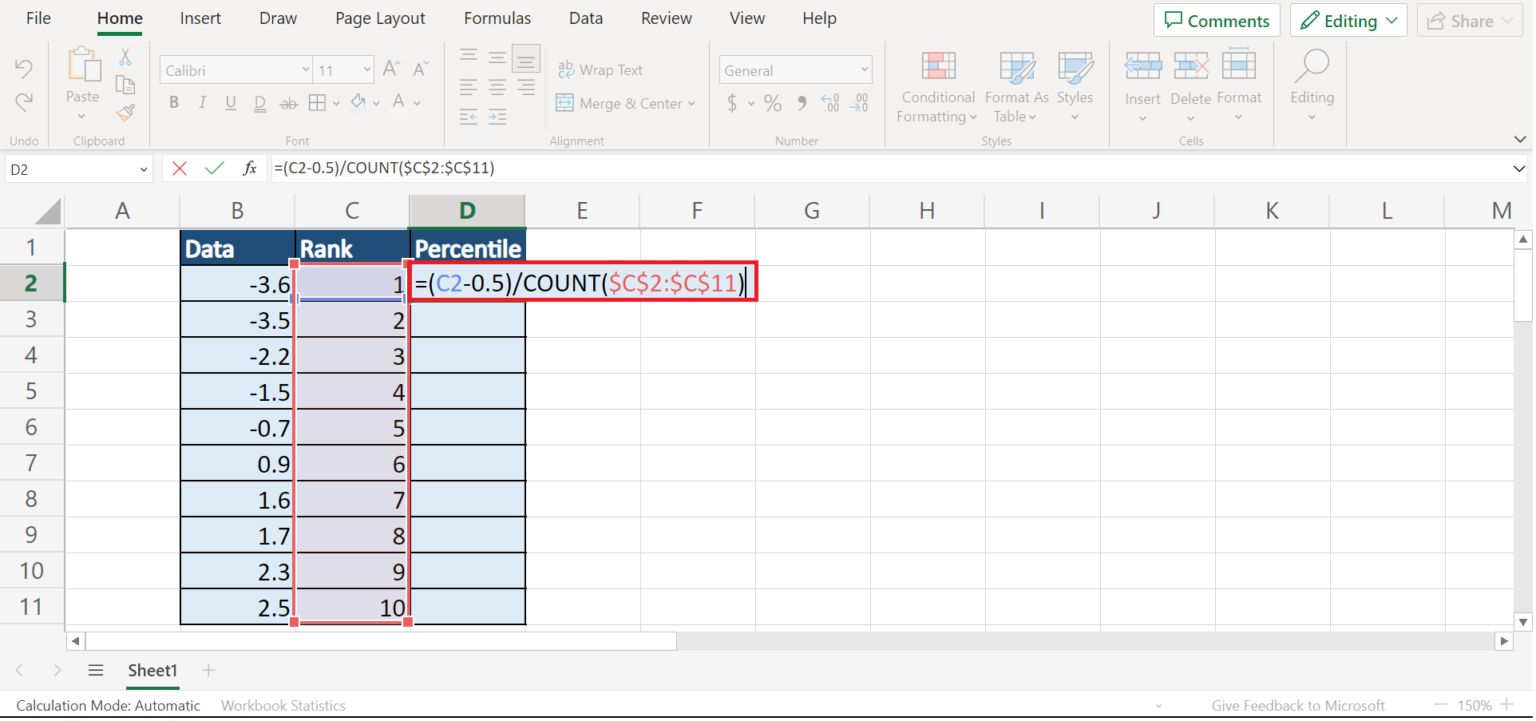 How to Create a Q-Q Plot in Excel - Sheetaki