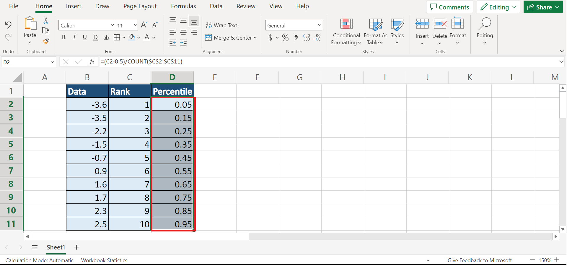 How to Create a Q-Q Plot in Excel - Sheetaki