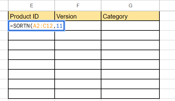 write the total number of items to include in the output