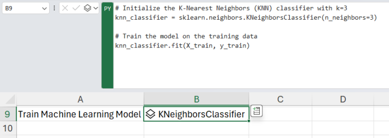 How to Use Scikit-learn in Excel (Python) - Sheetaki