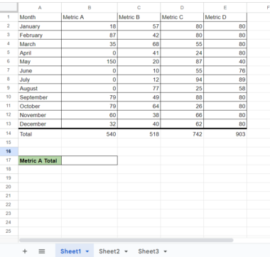 How to Create 3-D Reference in Google Sheets - Sheetaki