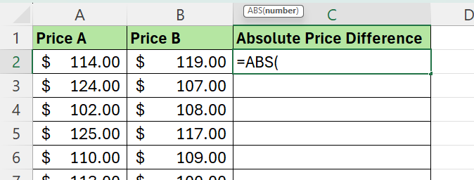 type ABS in new cell